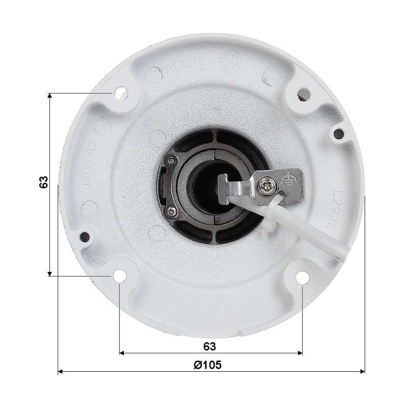 زیر دوربین هایک ویژن DS-2CD2T43G2-2I