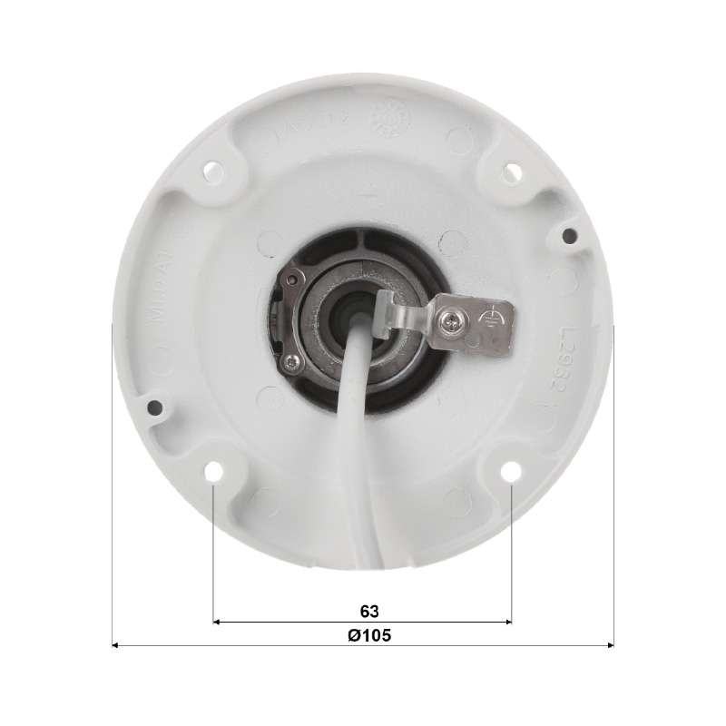 نمای زیر دوربین مداربسته و تحت شبکه هایک ویژن DS-2CD2T47G2-L