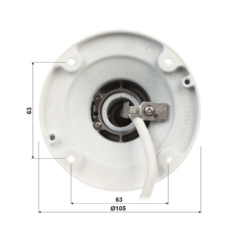 زیر پایه دوربین تحت شبکه هایک ویژن DS-2CD2T63G2-4LI2U