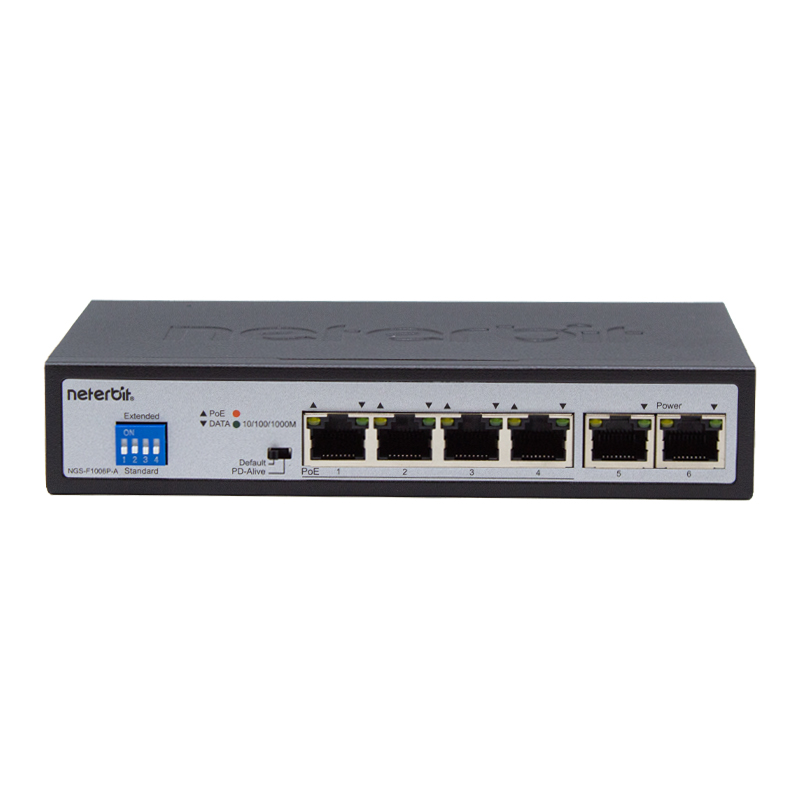 پورت‌های سوئیچ شبکه NGS-F1006P-A