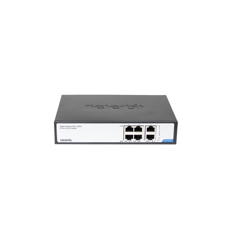 سوئیچ شبکه 6 پورت +PoE نتربیت مدل NGS-F1006P-C